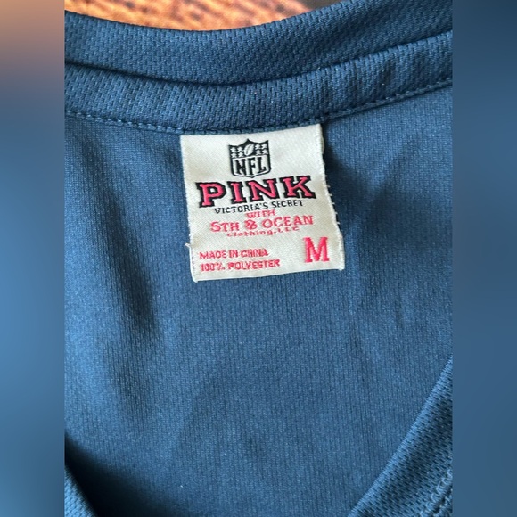 VICTORIA'S SECRET PINK Dallas Cowboys NFL Football Bling Jersey M Rare Exclusive - Picture 5 of 9